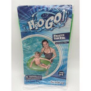H2O Go! Frosted Swim Ring 30in. Diameter Green For Ages 3-6 By Bestway